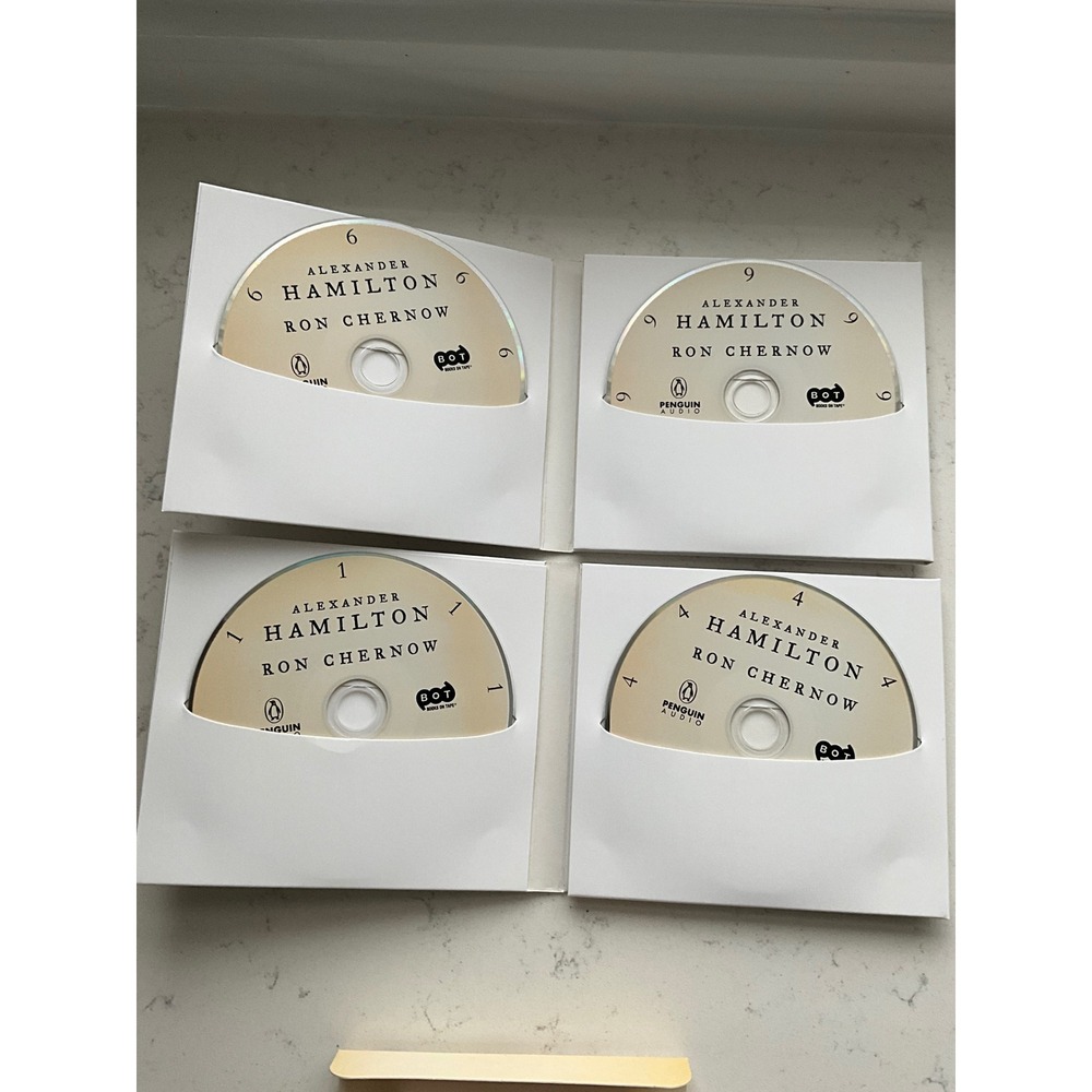 Alexander Hamilton by‎ Ron Chernow Abridged Audiobook 10 CD Set Penguin Audio - Picture 4 of 4
